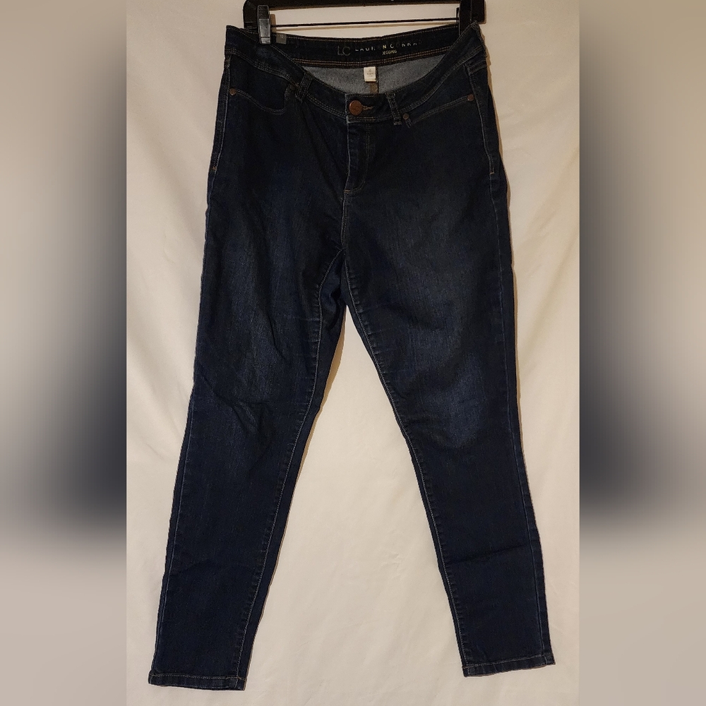 LC Lauren Conrad Indigo Skinny Jeans High Waist